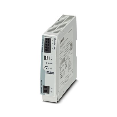 Phoenix Contact Switching Power Supply; TRIO-PS-2G/1AC/12DC/5/C2; 12VDC OUT; 5A; 85-264VAC/99-275VDC IN; Single Phase; DIN Rail Mount; Plastic; Push-In Connection